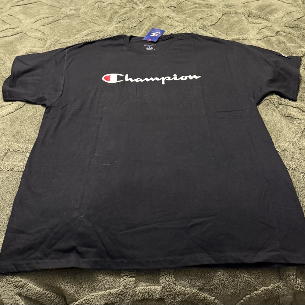 Champion Black Men's T-Shirt XXL